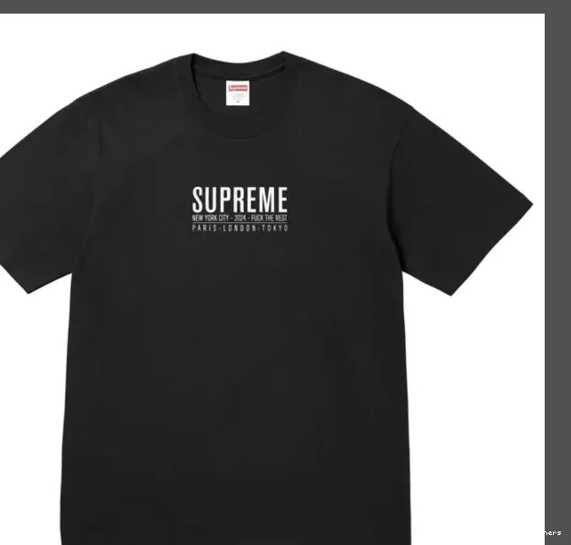 Paris M L S XL TEE Black and White 1017
